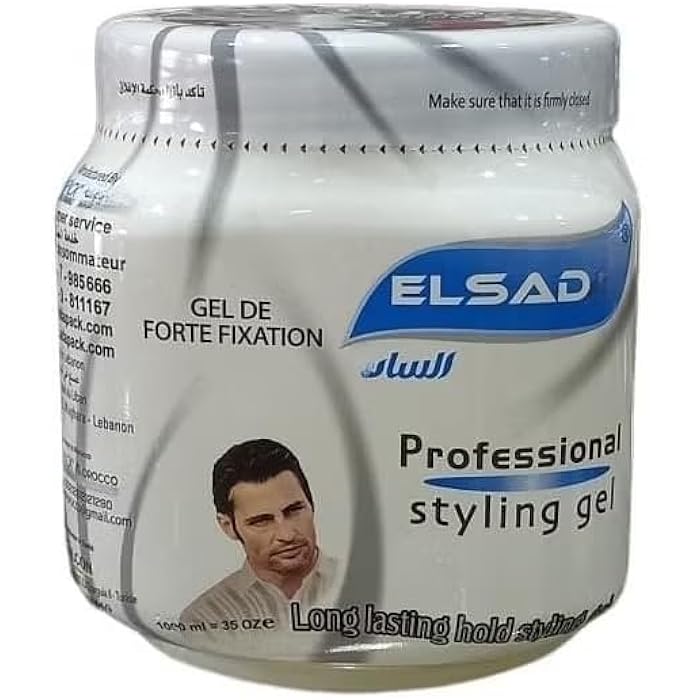 Professional Hair Styling Gel Long Lasting Grey 1000ml - Image 4